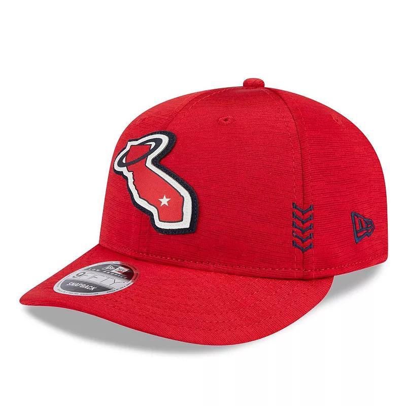 Mens New Era Los Angeles Angels 2024 Clubhouse Low Profile 59FIFTY Snapback Hat Product Image