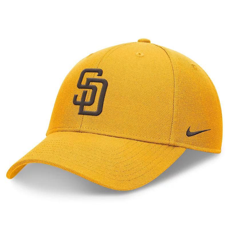 Mens Nike Gold San Diego Padres Evergreen Club Performance Adjustable Hat Product Image