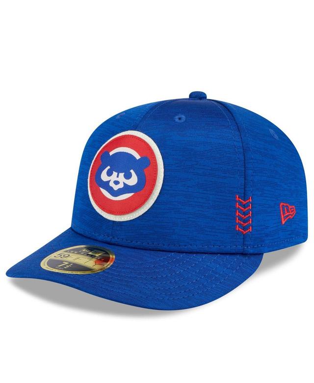 Mens New Era Royal Chicago Cubs 2024 Clubhouse Low Profile 59FIFTY Fitted Hat Product Image