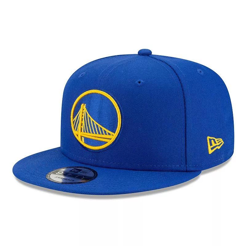 Mens New Era Royal Golden State Warriors Official Team Color 9FIFTY Snapback Hat Product Image