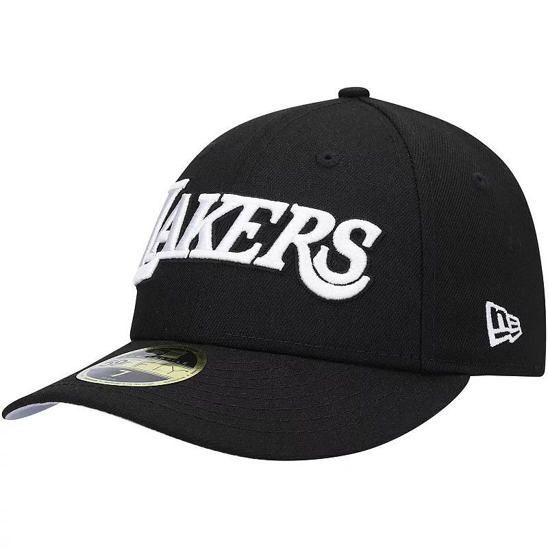 Mens New Era Los Angeles Lakers Team Logo Low Profile 59FIFTY Fitted Hat Product Image