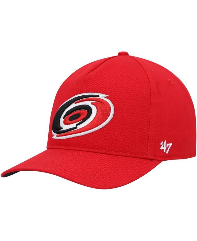 Mens 47 Brand Red Carolina Hurricanes Primary Hitch Snapback Hat Product Image