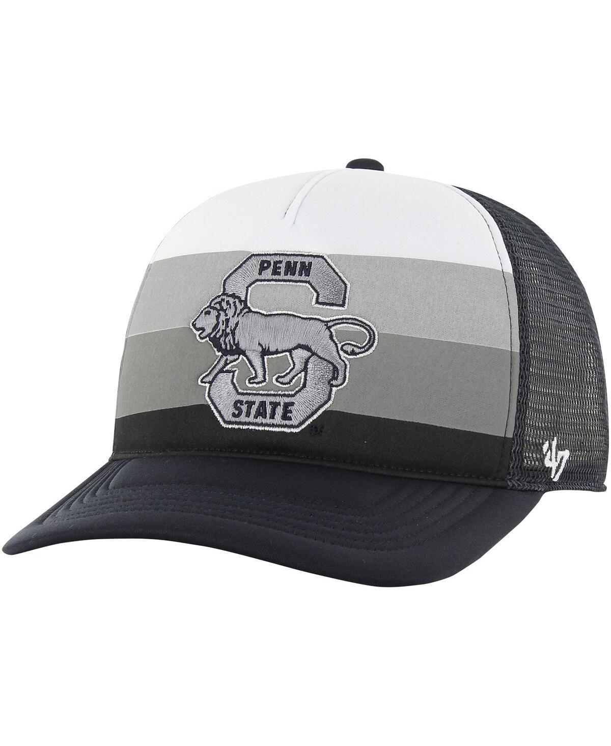 Mens 47 Brand Navy Penn State Nittany Lions Kelso Hitch Adjustable Trucker Hat Product Image