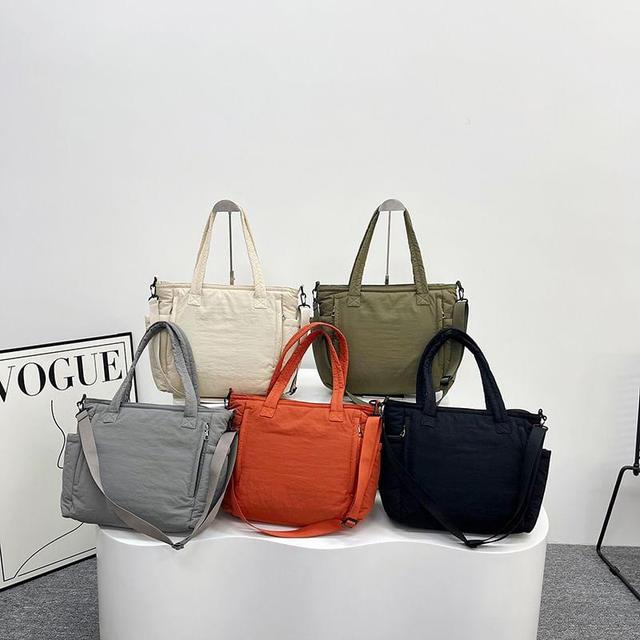 Nylon Plain Crossbody Bag Product Image