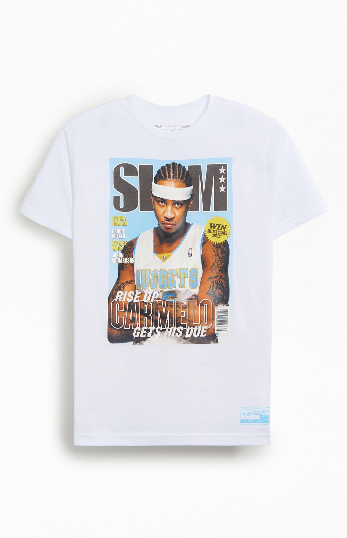 Mens Mitchell & Ness Slam Magazine Carmelo Anthony Cover Graphic T-Shirt Product Image