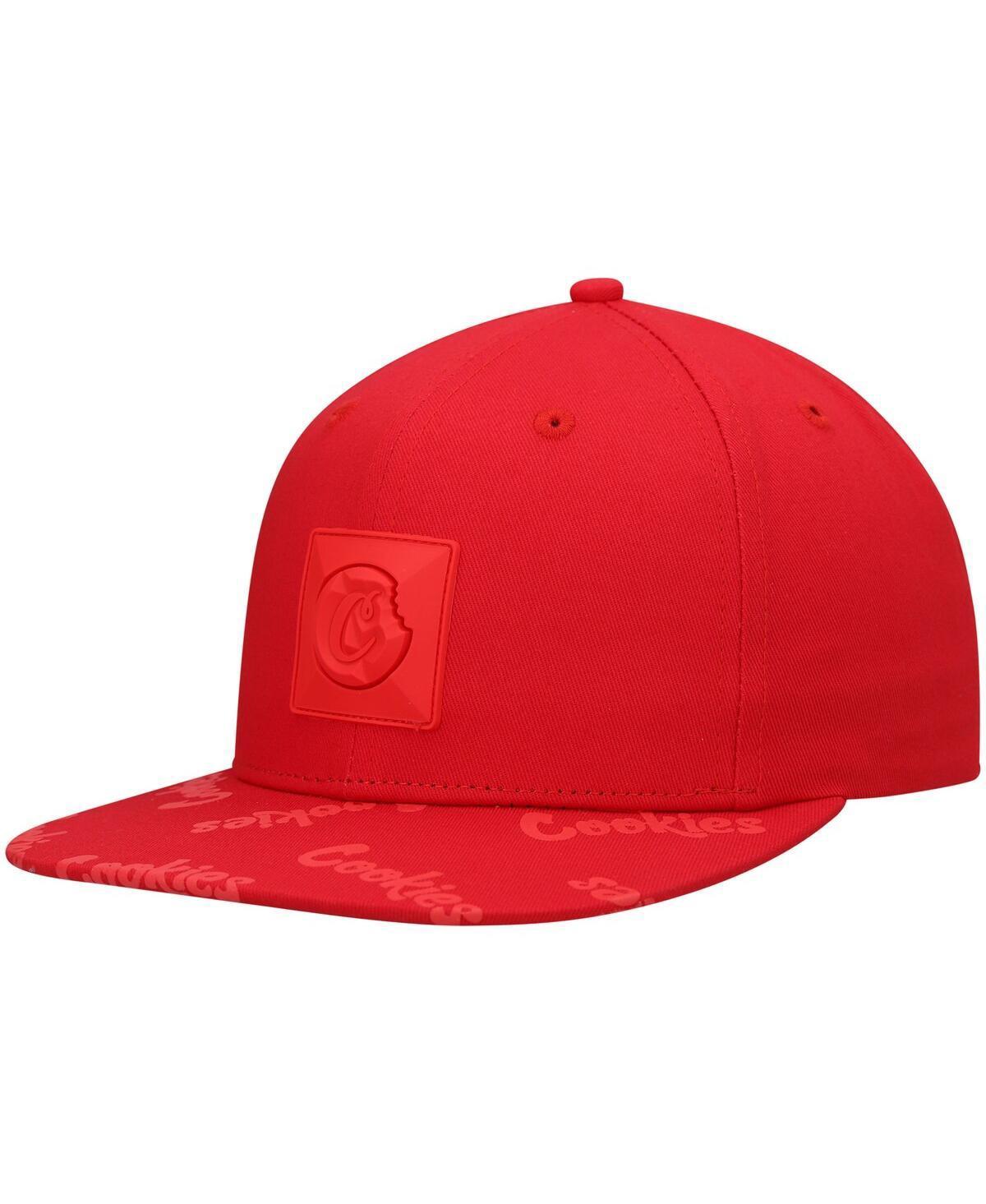 Mens Cookies Red Monaco Snapback Hat Product Image