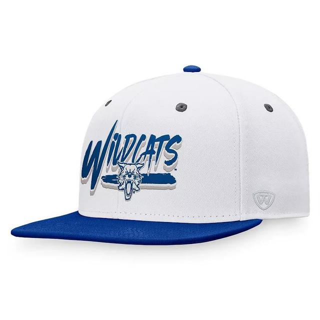 Mens Top of the World Gray/Royal Kentucky Wildcats Sea Snapback Hat Product Image