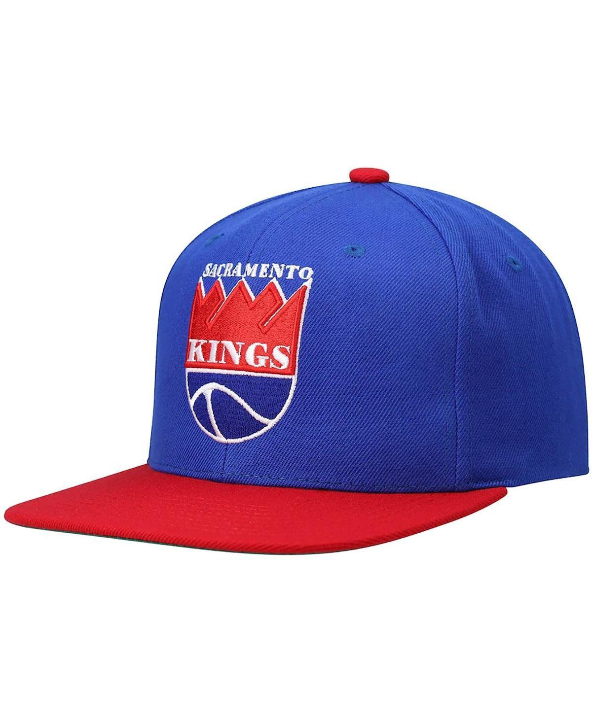 Mens Mitchell & Ness Blue and Red Sacramento Kings Hardwood Classics Team Two-Tone 2.0 Snapback Hat - Blue Product Image