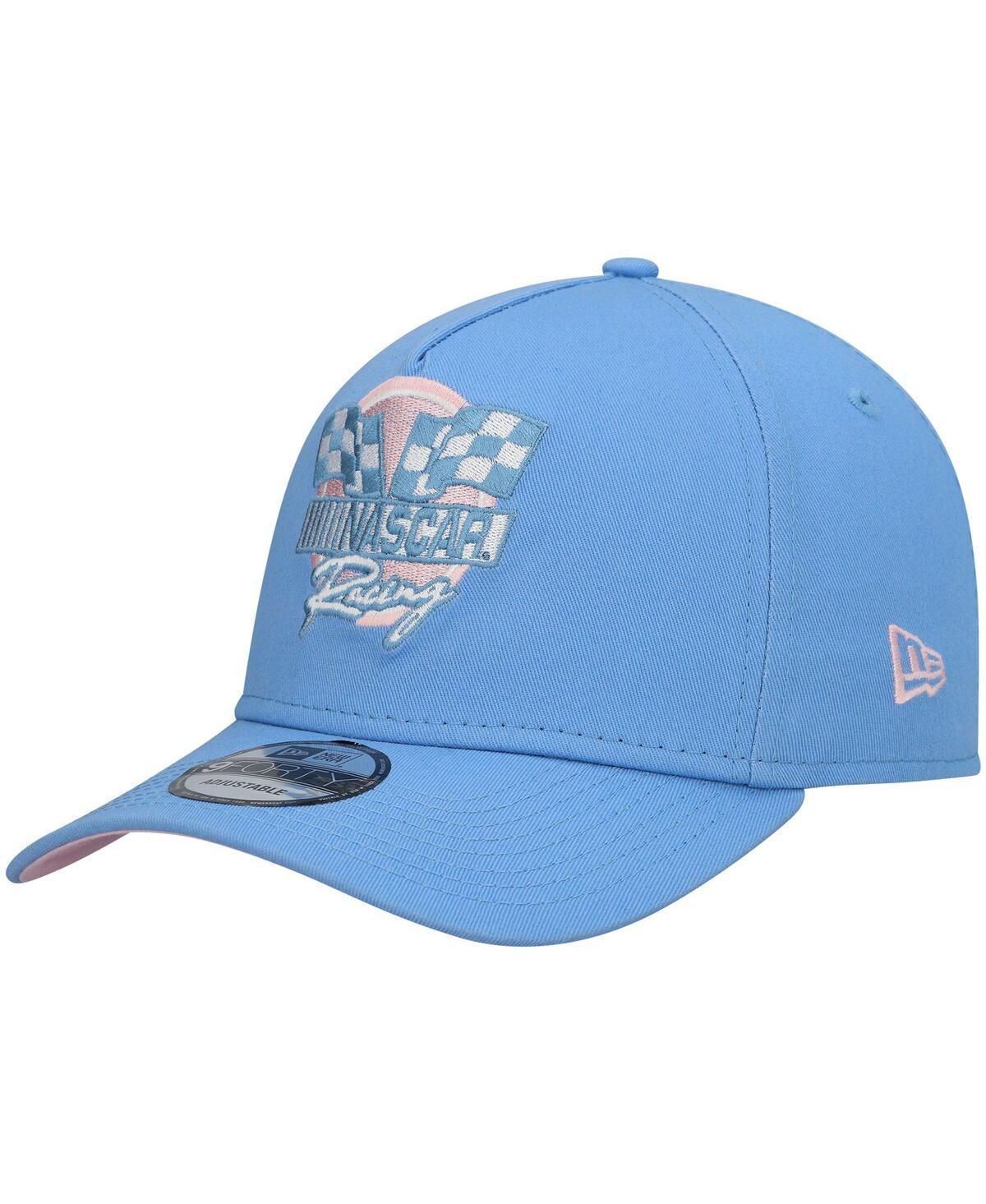 Mens New Era Light Blue Nascar 9FORTY A-Frame Snapback Hat - Light Blue Product Image