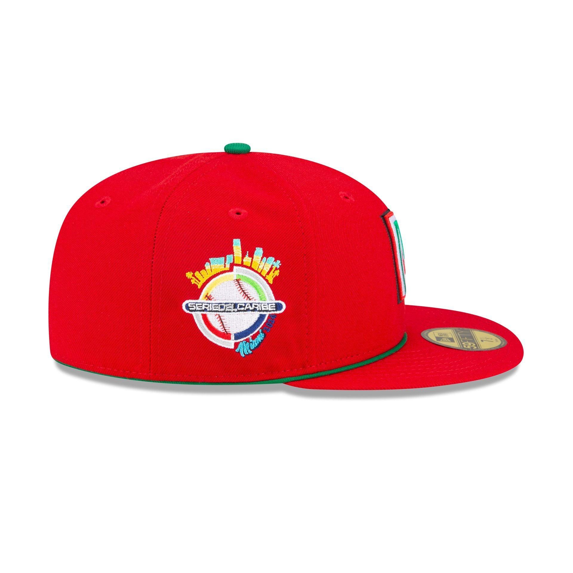 Mexico Baseball 2024 Caribbean Series Red 59FIFTY Fitted Hat Male Product Image