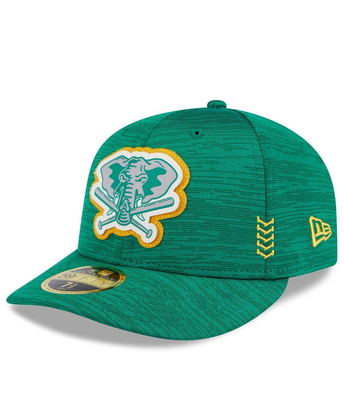 Mens New Era Green Oakland Athletics 2024 Clubhouse Low Profile 59FIFTY Fitted Hat Product Image