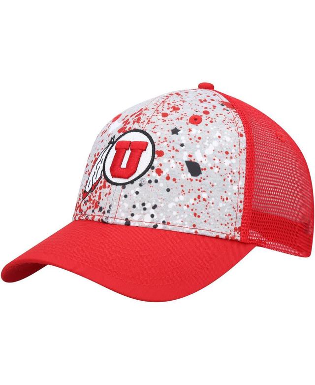 Mens Colosseum Gray Utah Utes Love Fern Trucker Snapback Hat - Gray Product Image