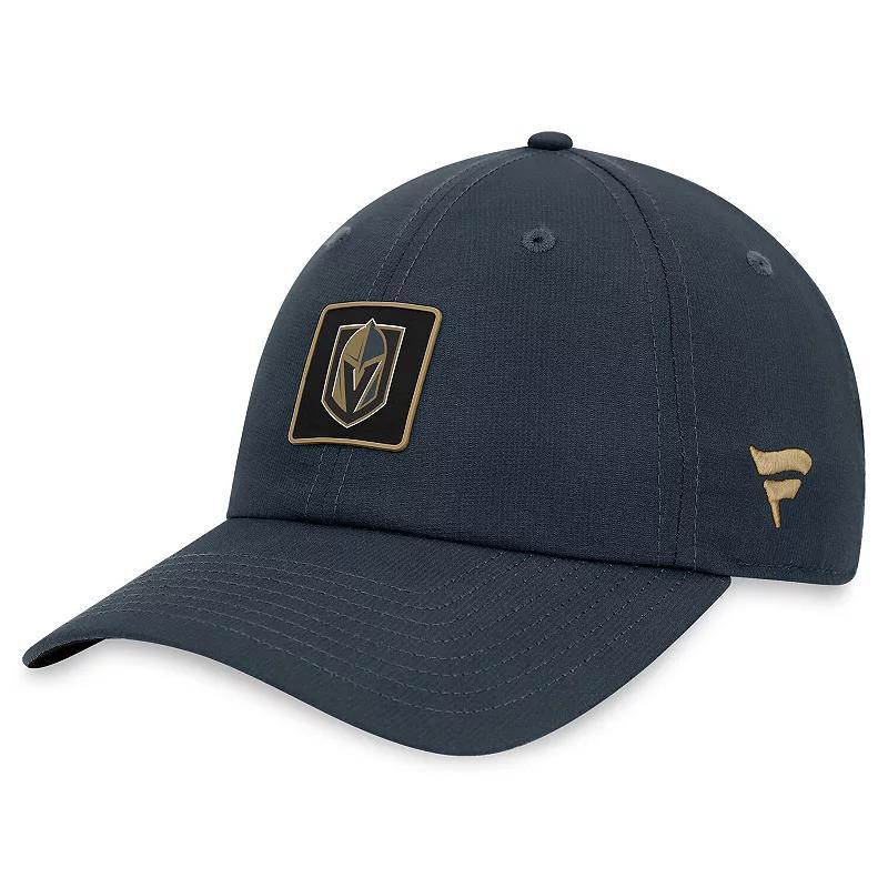 Mens Fanatics Branded Gray Vegas Golden Knights Authentic Pro Rink Adjustable Hat Product Image