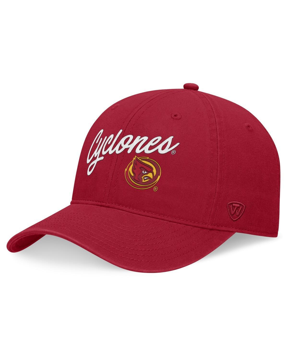 Top of the World Mens Cardinal Iowa State Cyclones Heritage CeeCee Adjustable Hat Product Image