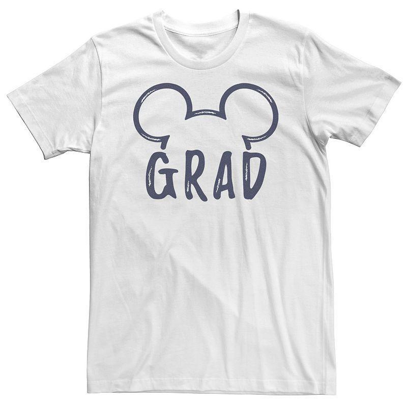 Big & Tall Disney Mickey Classic Mickey Mouse Ears Grad Graphic Tee, Mens Product Image