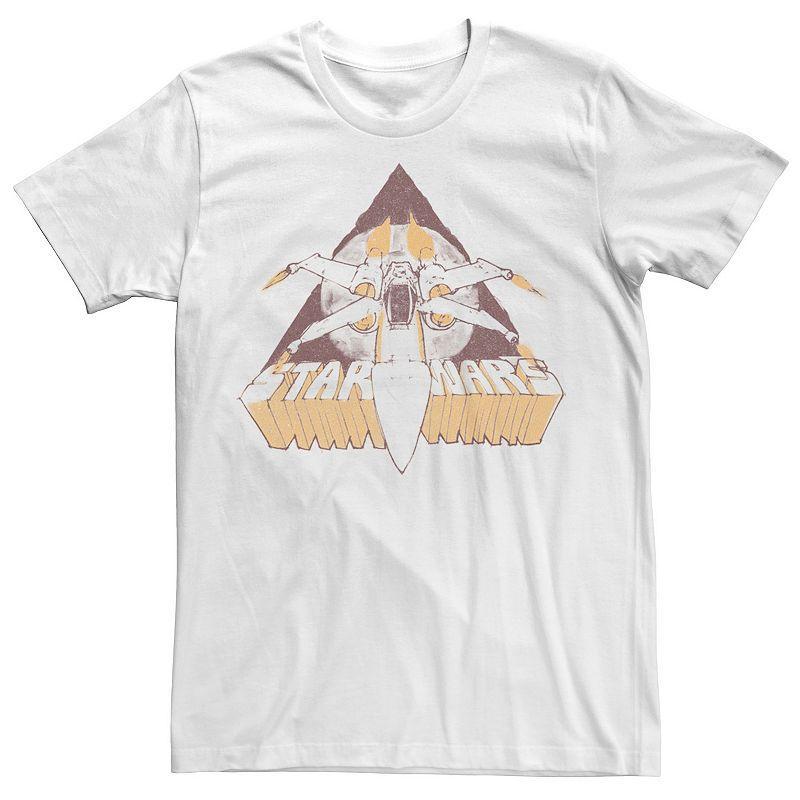 Mens Star Wars Vintage X-Wing Sketch Retro Logo Tee Product Image