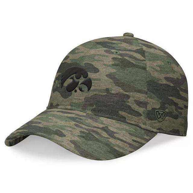 Mens Top of the World Camo Iowa Hawkeyes OHT Military Appreciation Hound Adjustable Hat Product Image