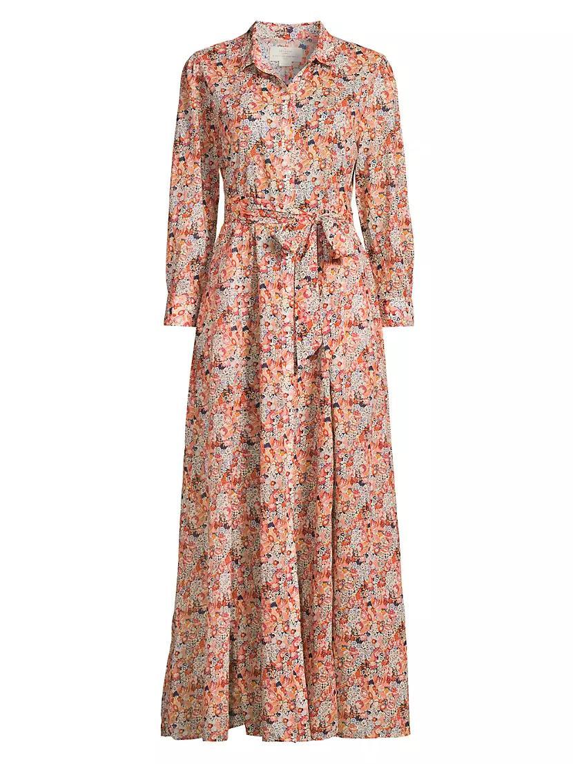 Eliot Floral Cotton Midi-Dress Product Image