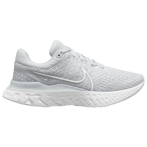 Nike Womens React Infinity 3 - Running Shoes Pure Platinum/White Product Image