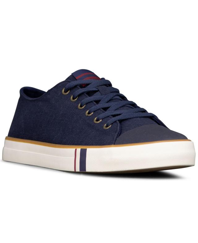 Ben Sherman Mens Hadley Low Canvas Casual Sneakers from Finish Line - Black Product Image