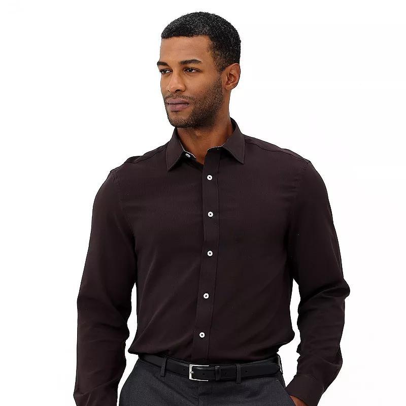 Mens Nick Graham Traveler Collection Performance Modern-Fit Stretch Dress Shirt Product Image