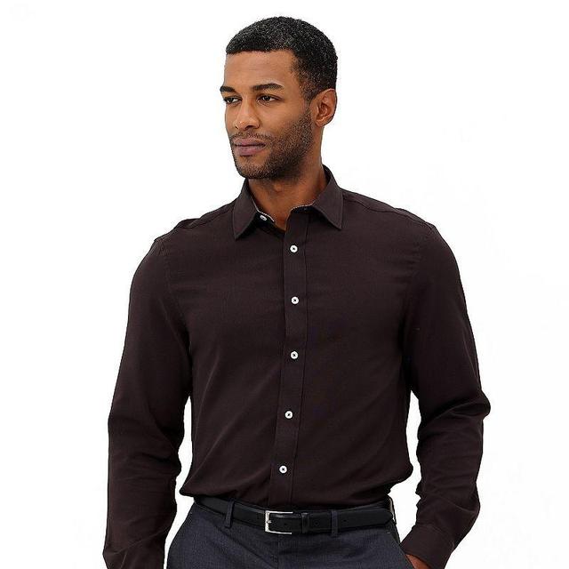 Mens Nick Graham Traveler Collection Performance Modern-Fit Stretch Dress Shirt Product Image