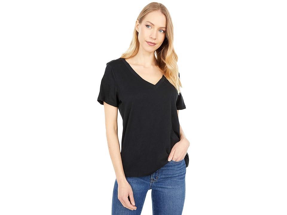 Madewell Whisper Cotton V-Neck Tee (True ) Women's Clothing Product Image