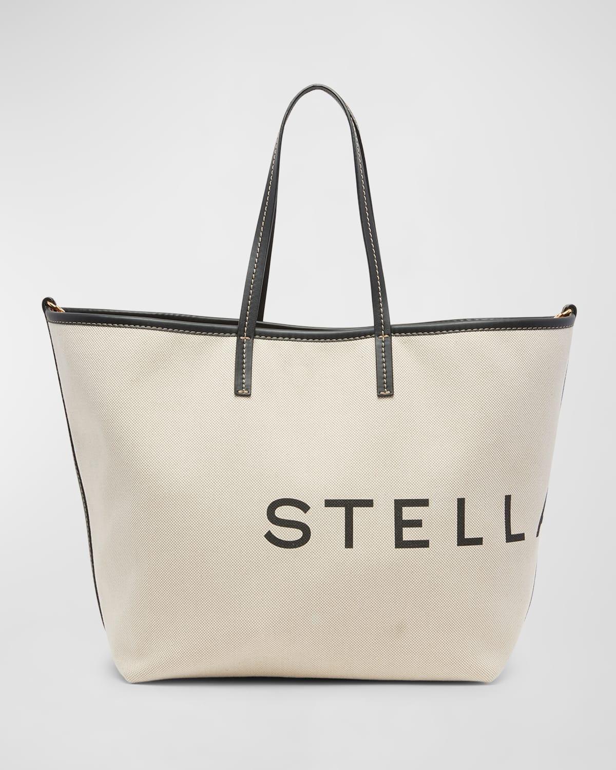 Logo Canvas Shopper Tote Bag Product Image