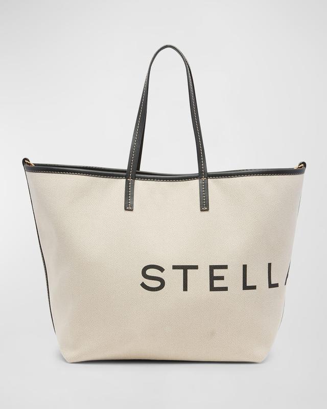 Logo Canvas Shopper Tote Bag Product Image