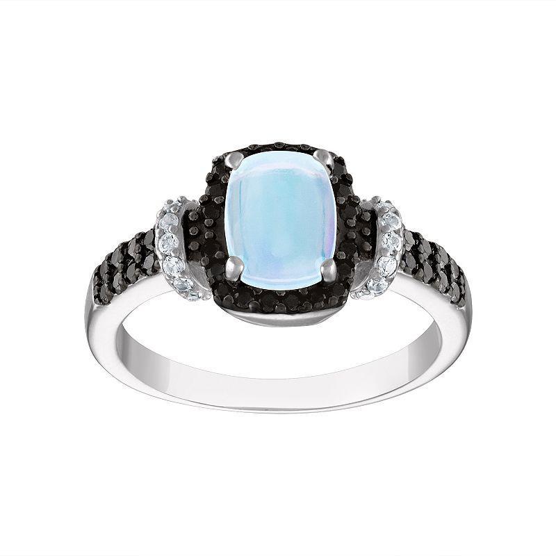 Designs by Gioelli Sterling Silver White Opal Ring, Womens Product Image