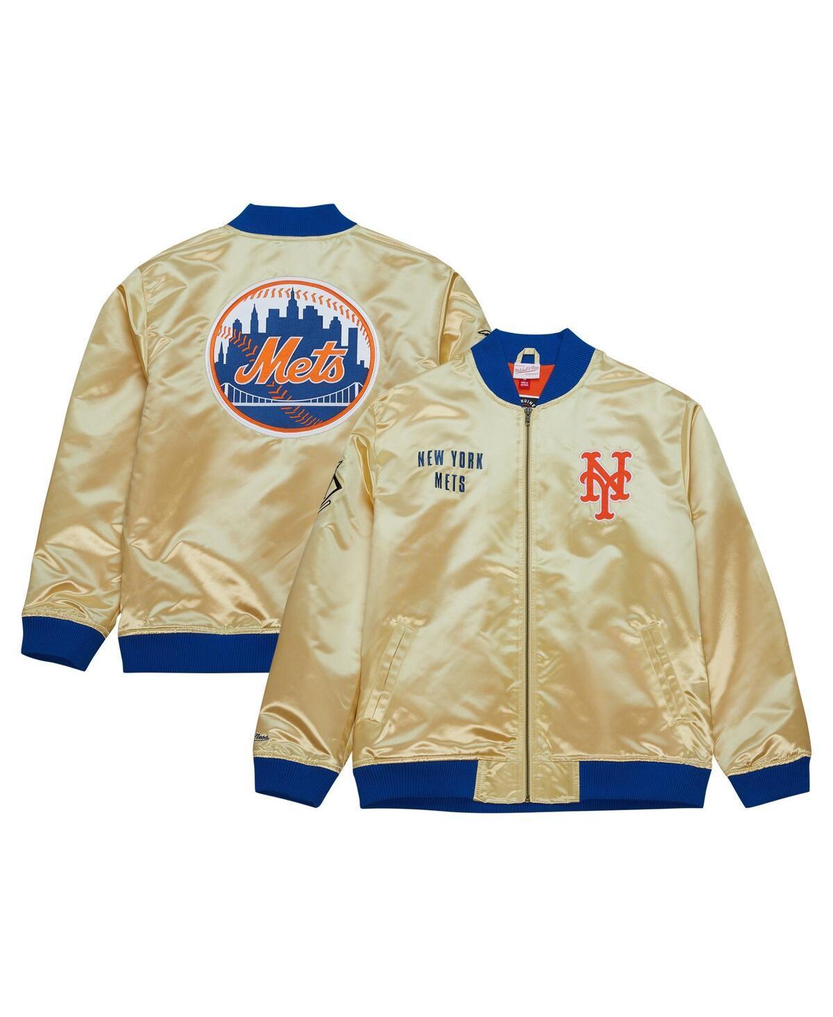 Mens Mitchell & Ness New York Mets OG 2.0 Lightweight Satin Full-Zip Jacket Product Image