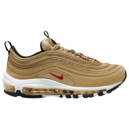 Nike Womens Air Max 97 - Shoes Metallic Gold/Varsity Red Product Image