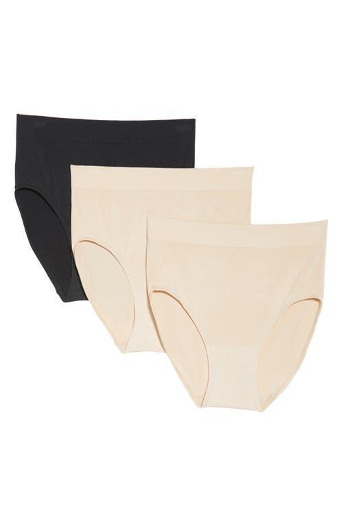 Wacoal 3-Pack Assorted B Smooth Seamless Briefs Product Image