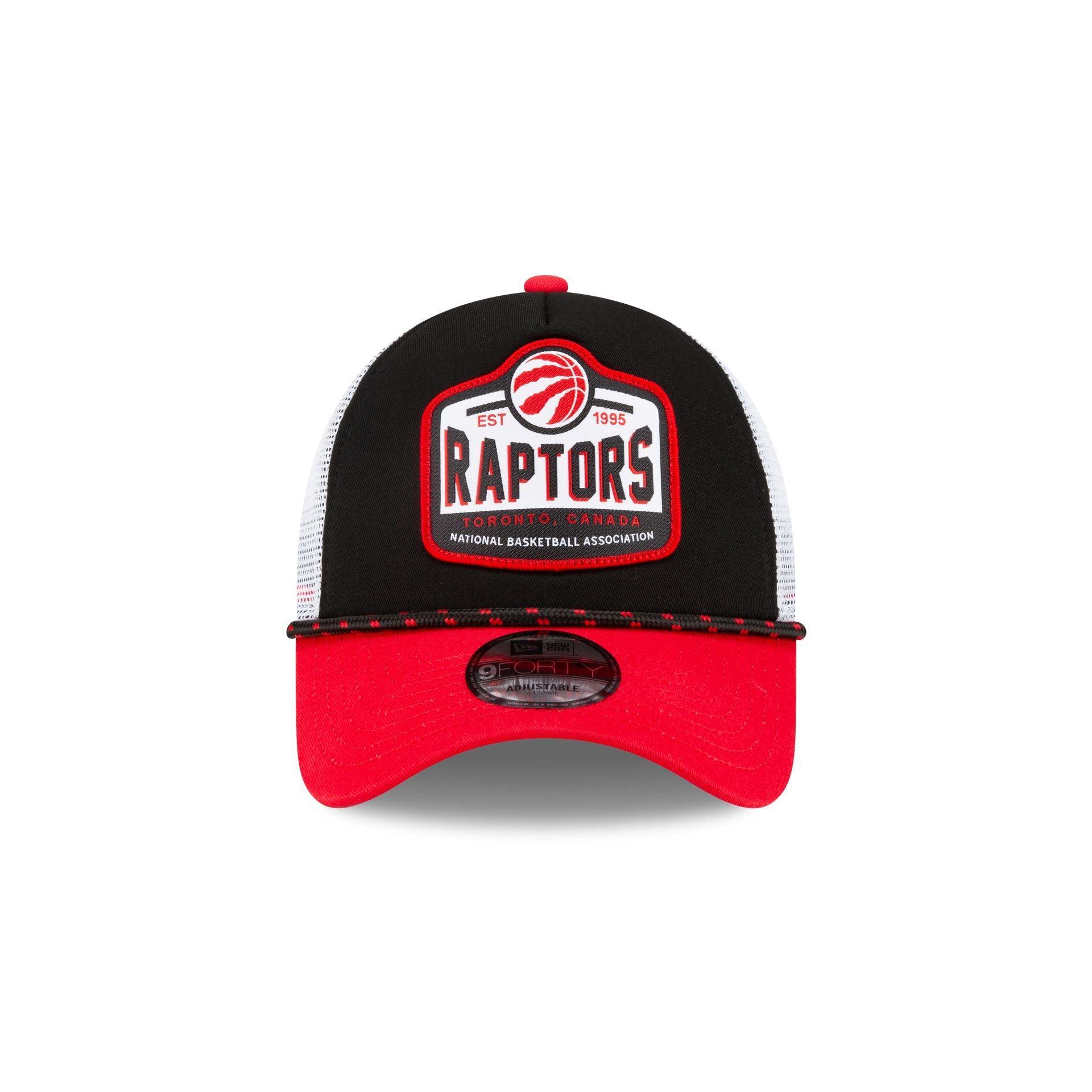 Toronto Raptors 2024 Rally Drive 9FORTY A-Frame Trucker Hat Male Product Image