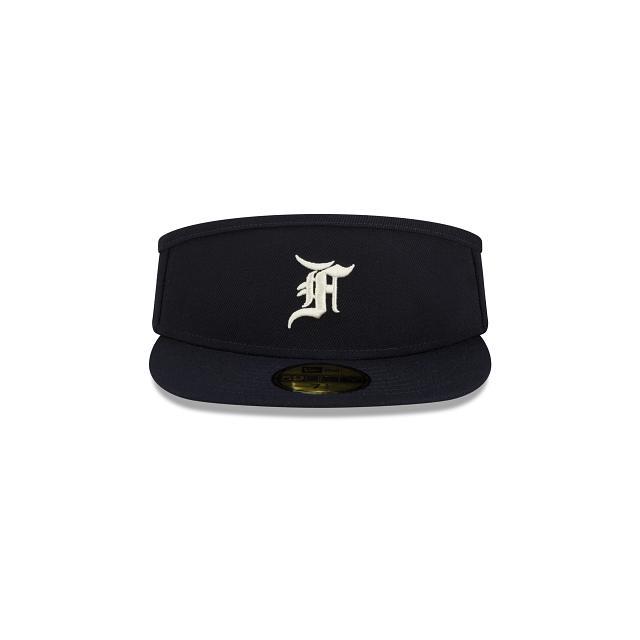 Fear of God Essentials Navy 59FIFTY Visor Hat Male Product Image