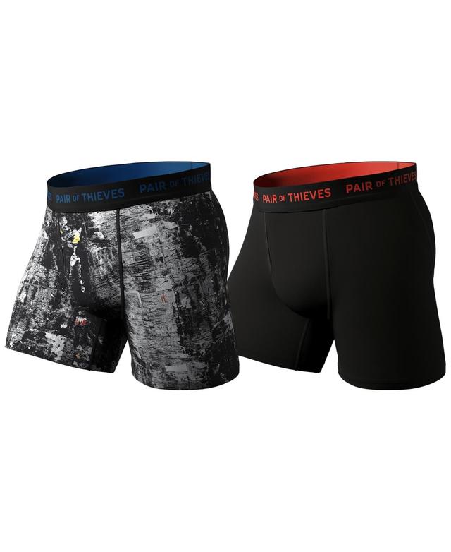 Pair of Thieves Mens Floral Super Fit Boxer Briefs 2pk - Multi L Product Image