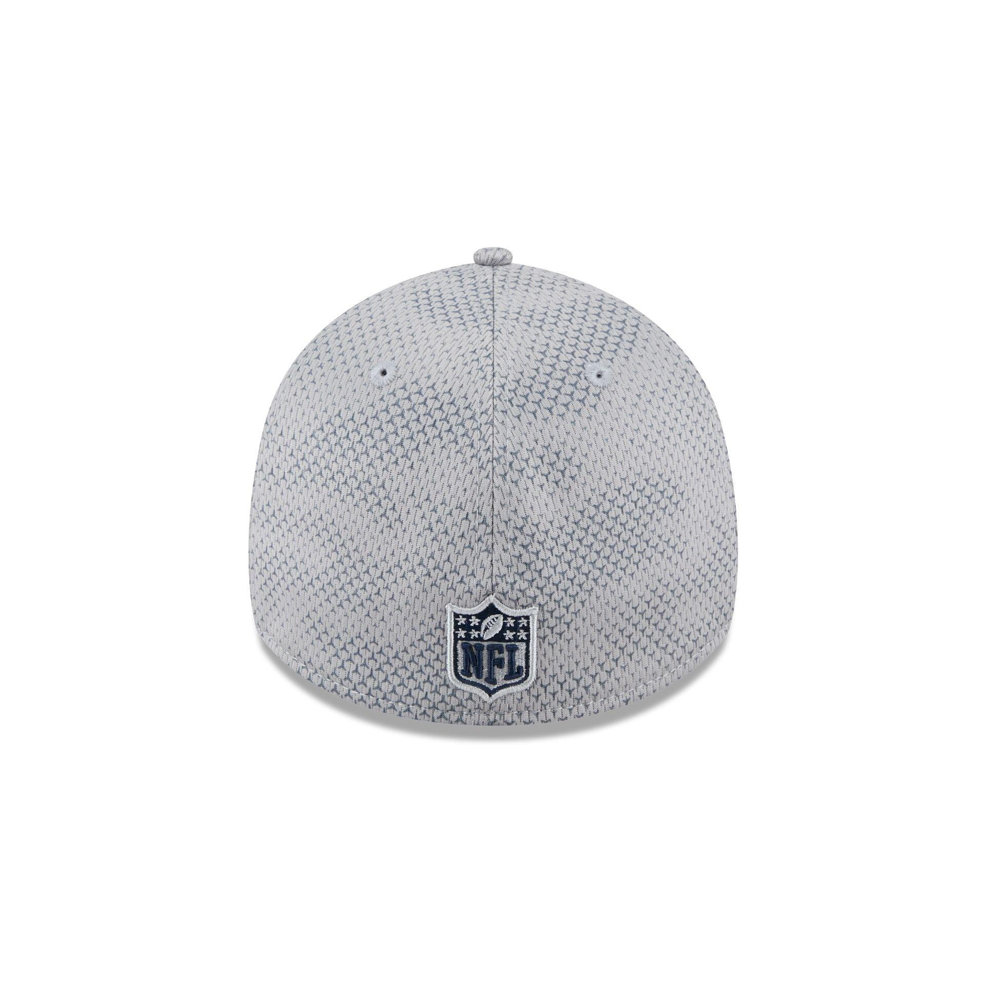 Dallas Cowboys 2024 Sideline Gray 39THIRTY Stretch Fit Hat Male Product Image