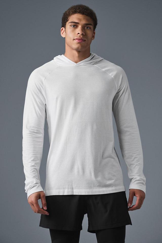 Core Hooded Runner - White Male Product Image