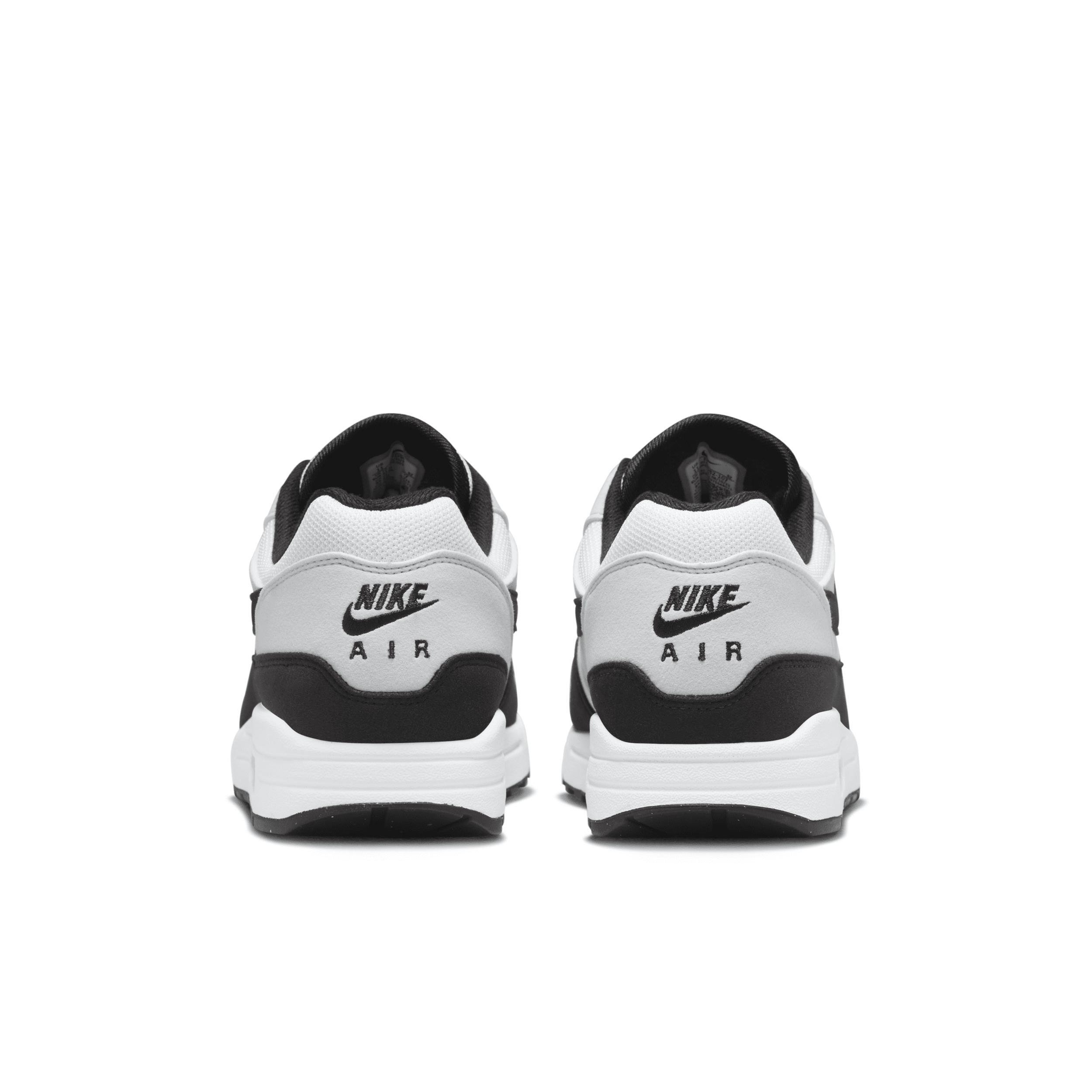 Nike Mens Air Max 1 Casual Sneakers from Finish Line - White, Black Product Image