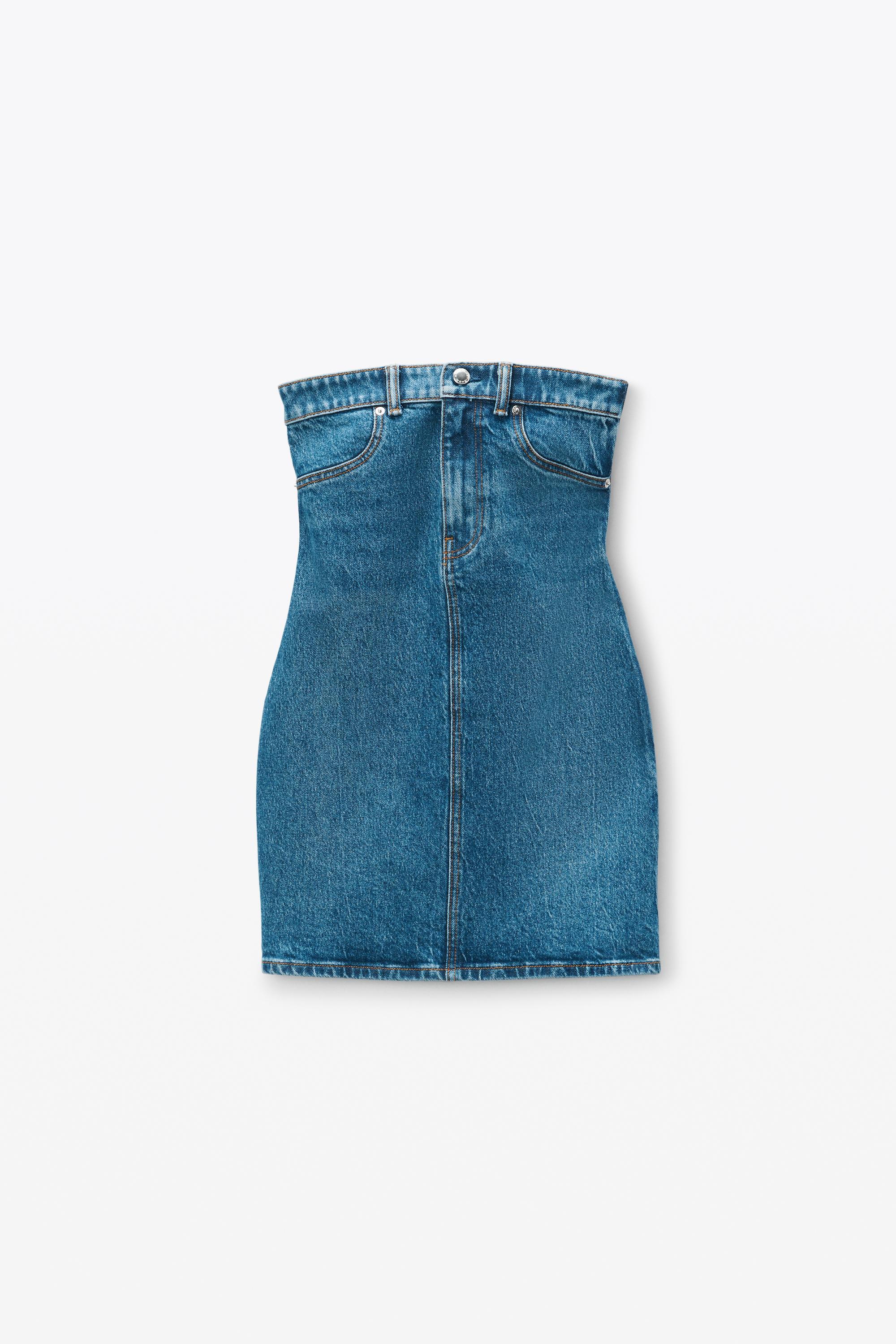 Tube Dress In Comfort Stretch Denim Product Image