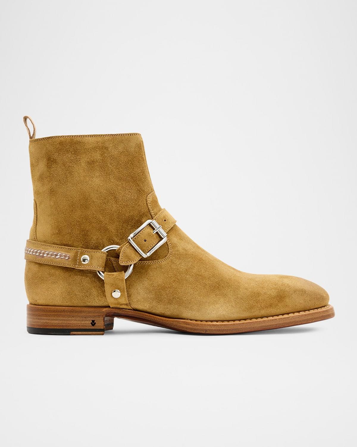 Mens Regent Harness Suede Ankle Boots product image