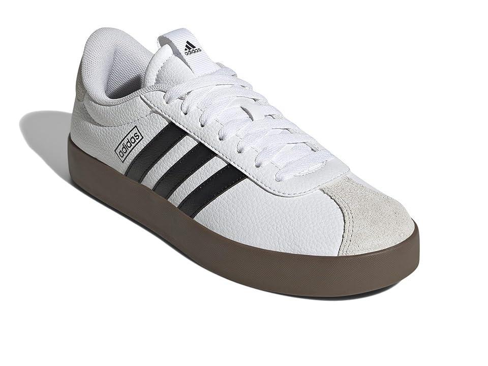 adidas Womens Vl Court 3.0 Casual Sneakers from Finish Line - White, Core Black Product Image