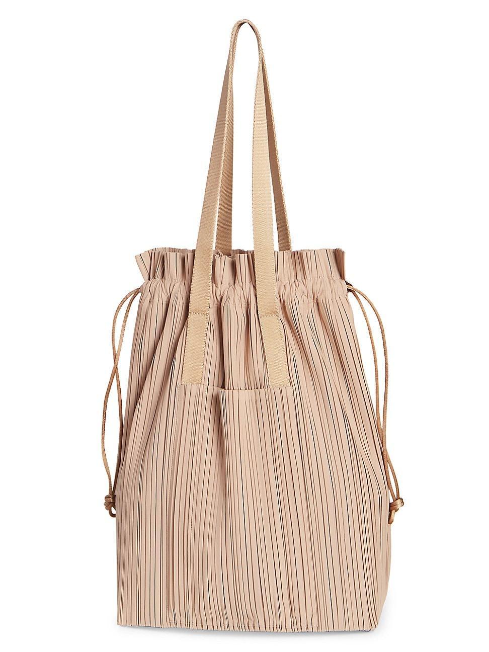 Womens Medium Pleated Tote Bag Product Image