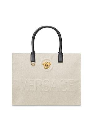 Versace La Medusa Canvas Tote Bag Product Image