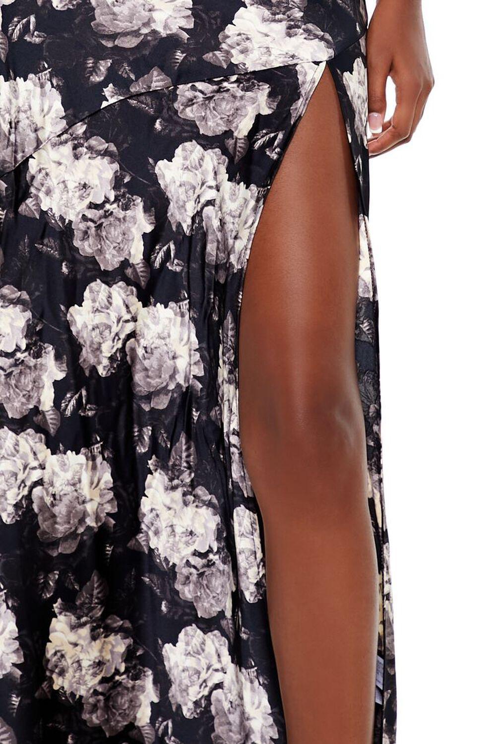 Floral Cutout Maxi Slip Dress | Forever 21 Product Image