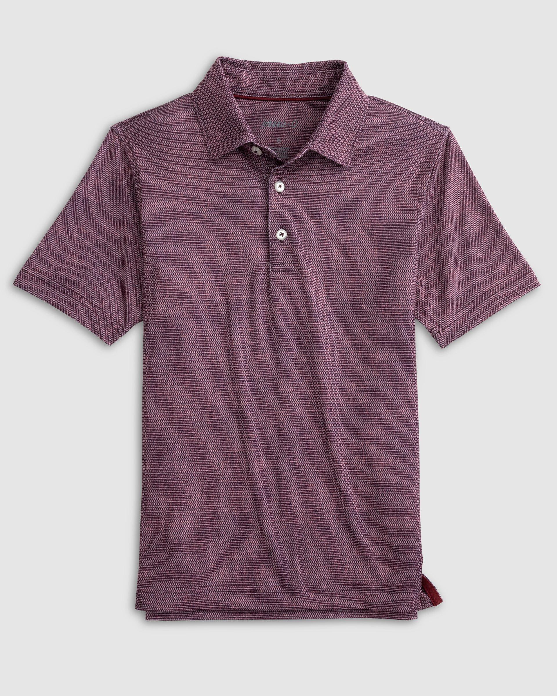 johnnie-O Performance Jersey Jr. Polo - Gibson Print Product Image