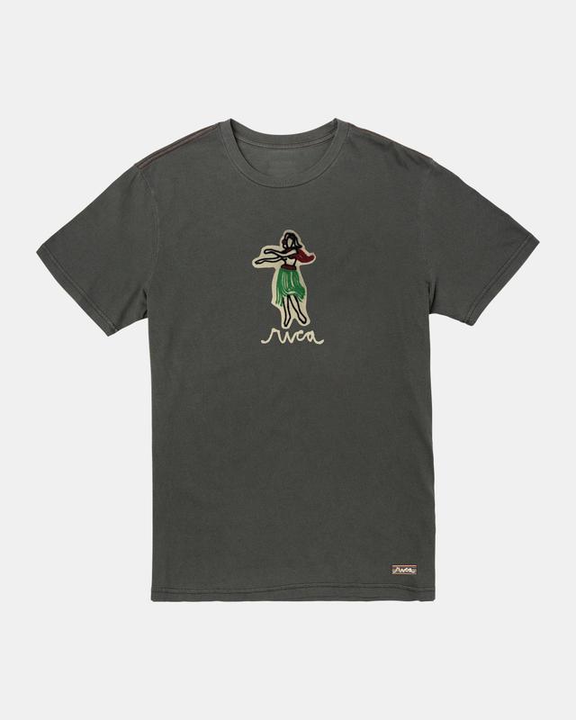 Oblow Hula T-Shirt - Pirate Black Product Image