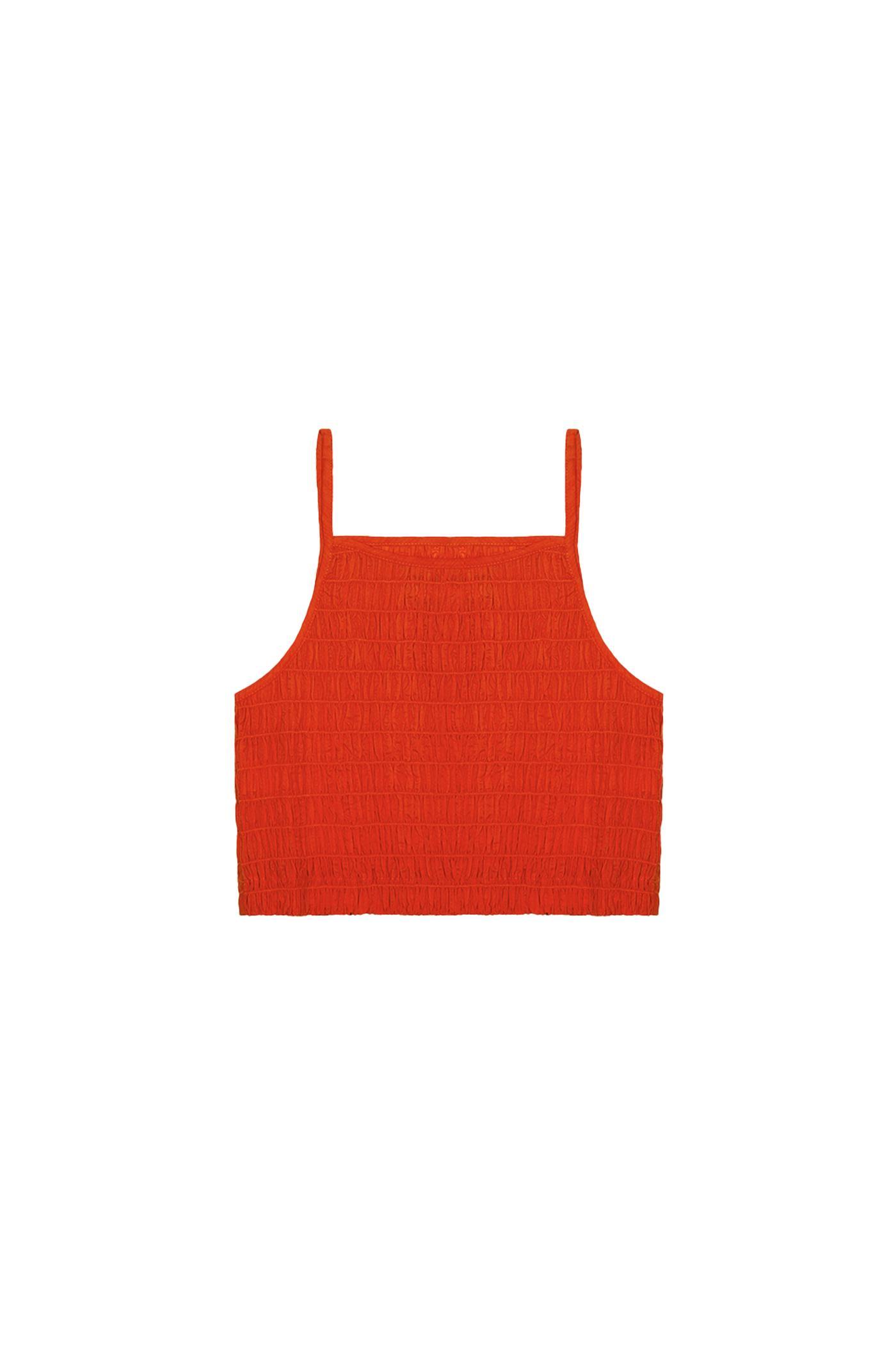 Smocked Square Neck Tank - Turmeric Product Image