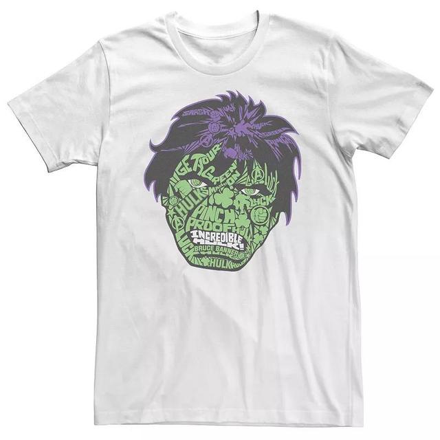 Big & Tall Marvel Hulk St. Pattys Day Head Build Up Fill Tee, Mens Product Image