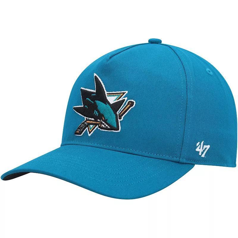 Mens 47 Teal San Jose Sharks Primary Hitch Snapback Hat Product Image